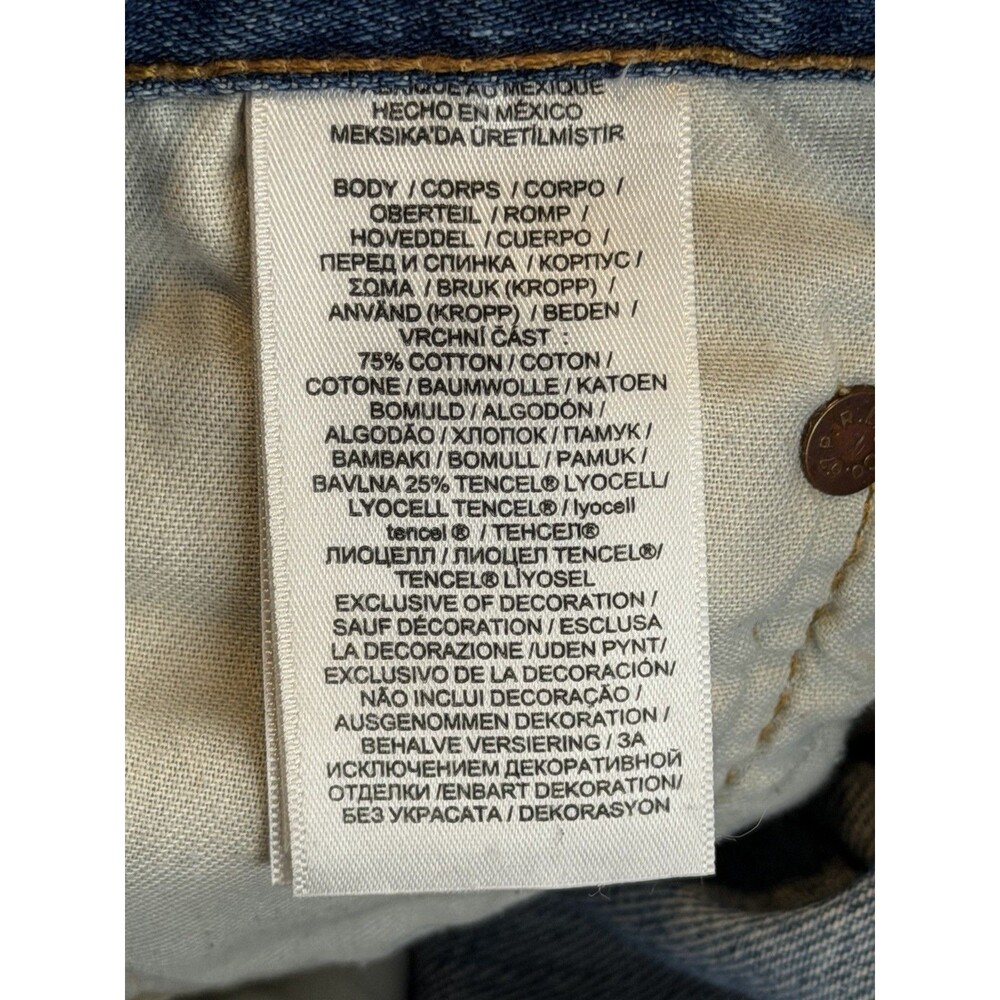 Polo Ralph Lauren The Avery Boyfriend Patchwork Jeans Size 30 - Picture 10 of 12